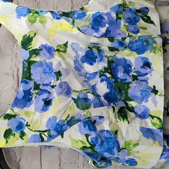 Ralph Lauren White Floral Dress Size 6 Nwt New - Picture 4 of 8